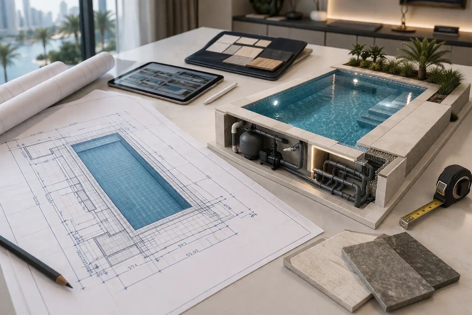 pool cost per square meter dubai pricing breakdown